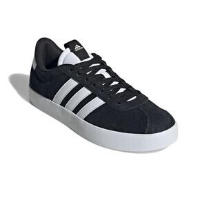 NWT adidas Men’s VL Court 3.0 Sneakers Black/White Casual Skate Shoes Size 7.5